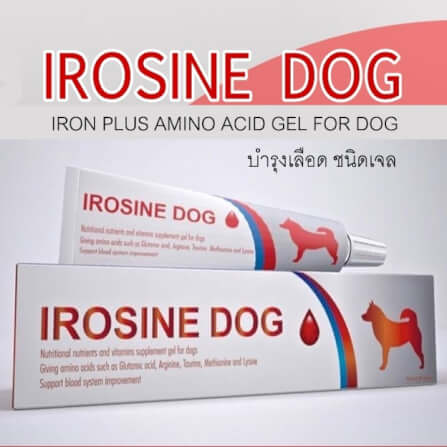 อาหารเสริม สำหรับสุนัข ไอโรซีนด็อก เจลบำรุงเลือด 80 กรัม_1